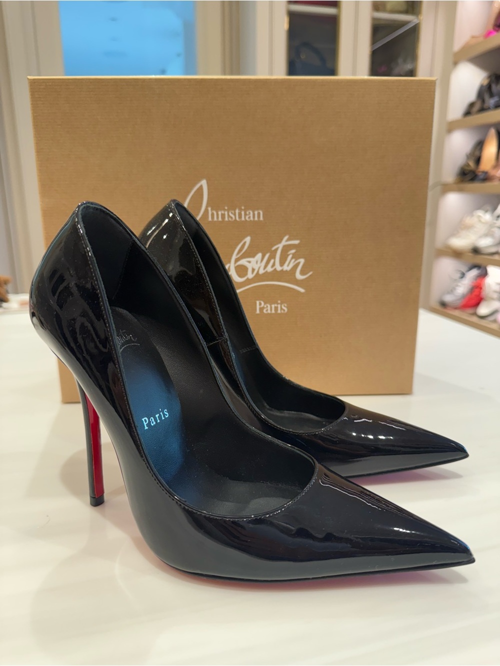Christian Louboutin Miss Z 120 patent size 36